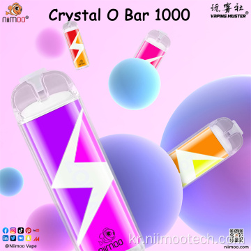 Crystal Ok Bar Vape 1000 퍼프